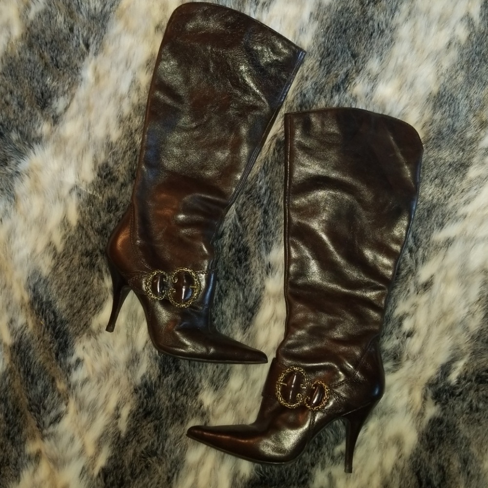 Knee High Brown Nine West Boots